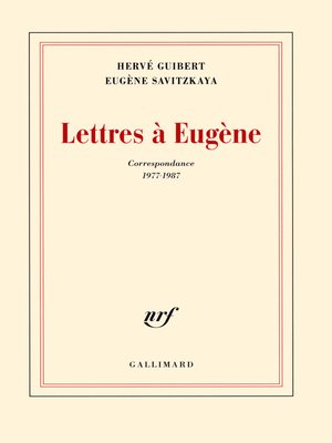 cover image of Lettres à Eugène (Correspondance 1977-1987)